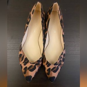 Leopard Pointed Flats